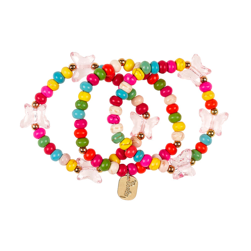 Bracelet Deva butterfly pink (1 pc)