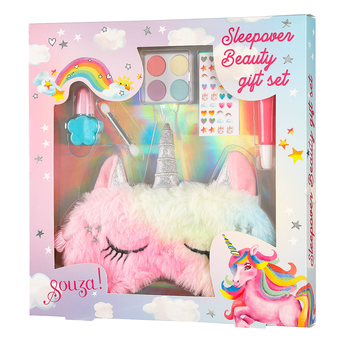 Unicorn make up + sleeping mask set (1 pc)