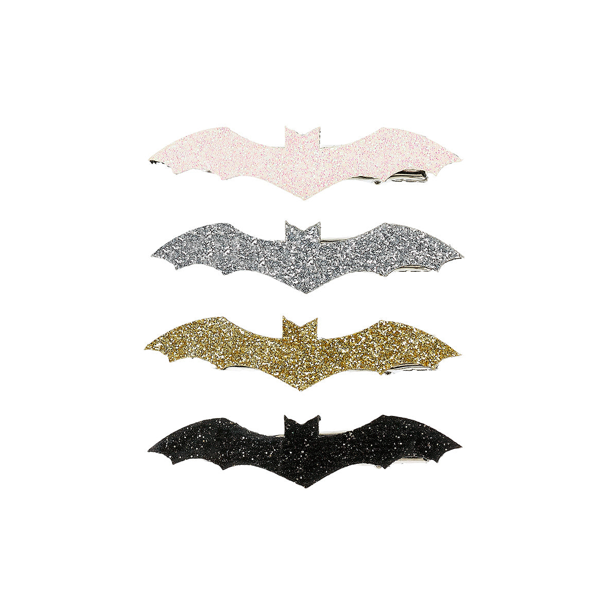 Hair clips Bat (4 pcs/card, 1 card)