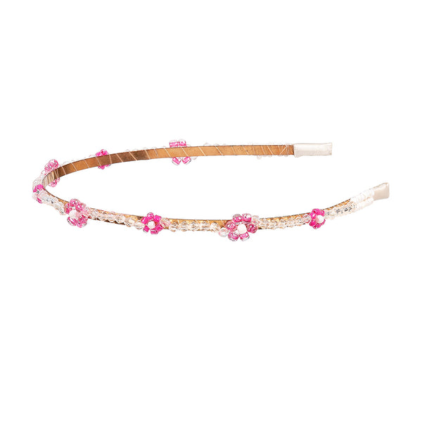 Tiara Janne flower pink (1 pc)