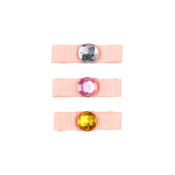 Hair claws Yitte salmon (3 pcs/card, 1 card)