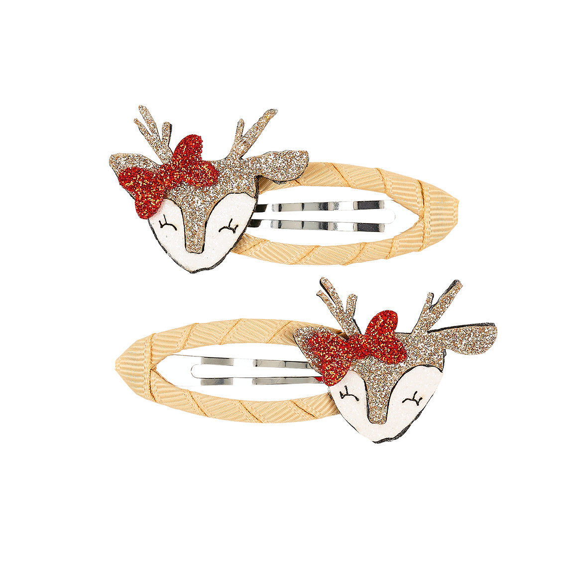 Hair clips Charu dear (2 pcs/card, 1 card)