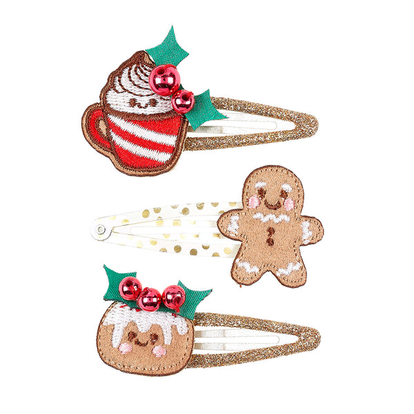 Hair clips Curille (3 pcs/card, 1 card)