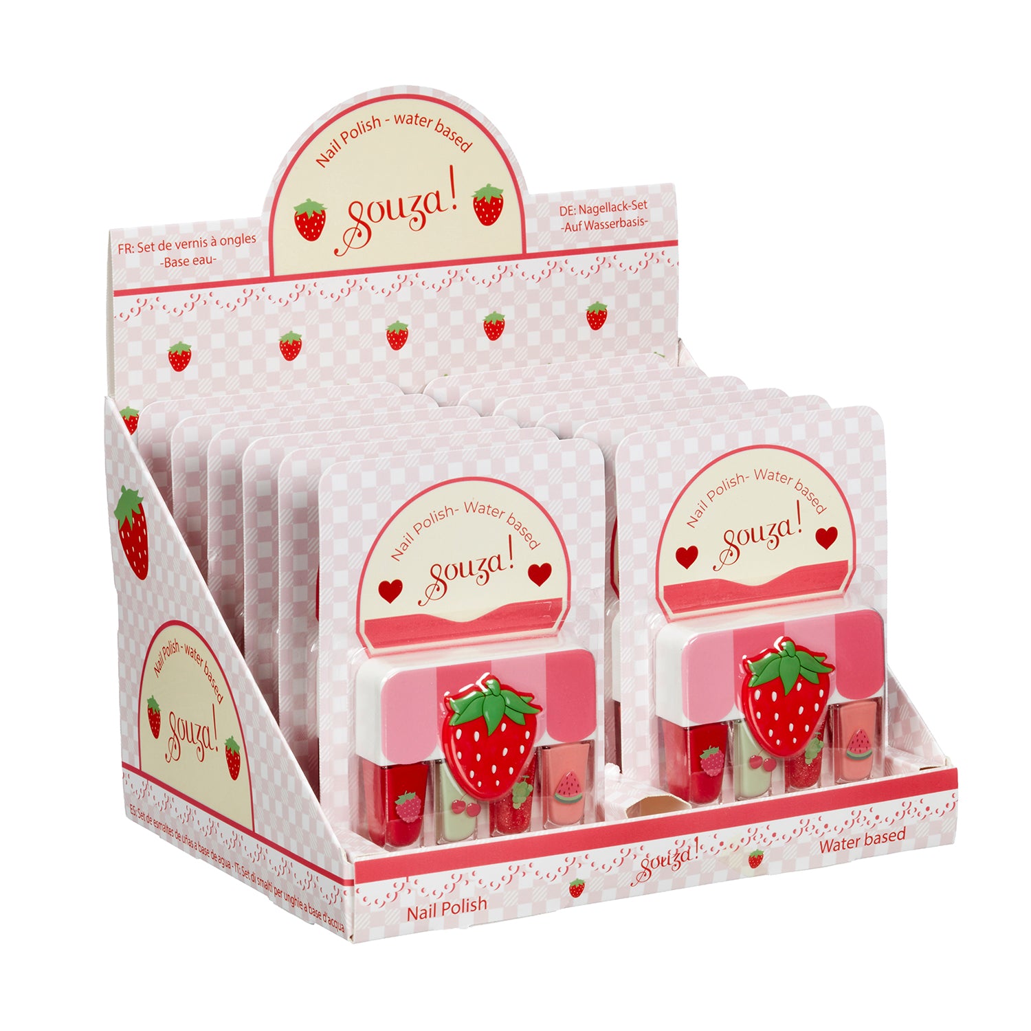 Nail polish set Fruit (with display for 12 pcs)