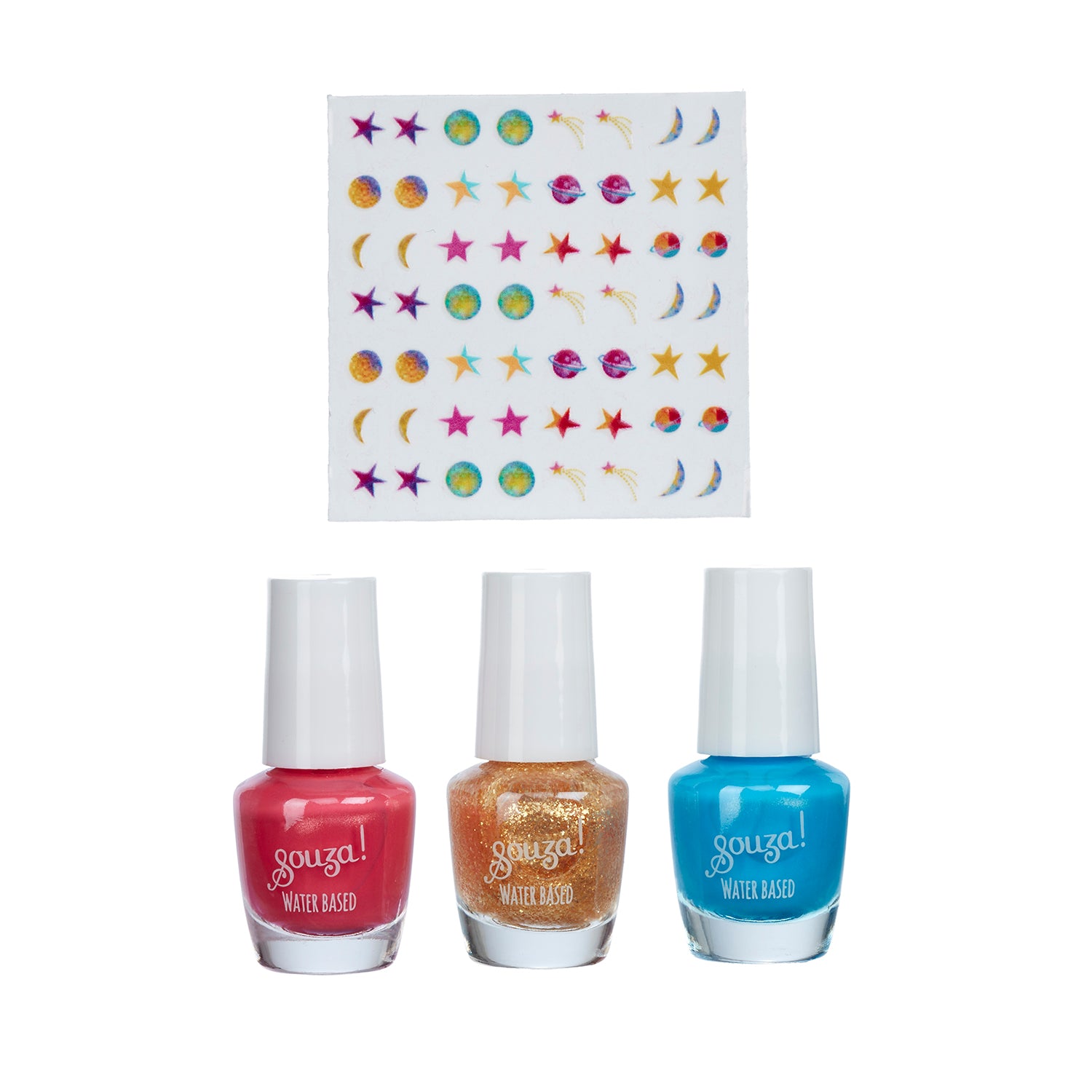 Nail polish & stickers Galaxy (1 pc) 