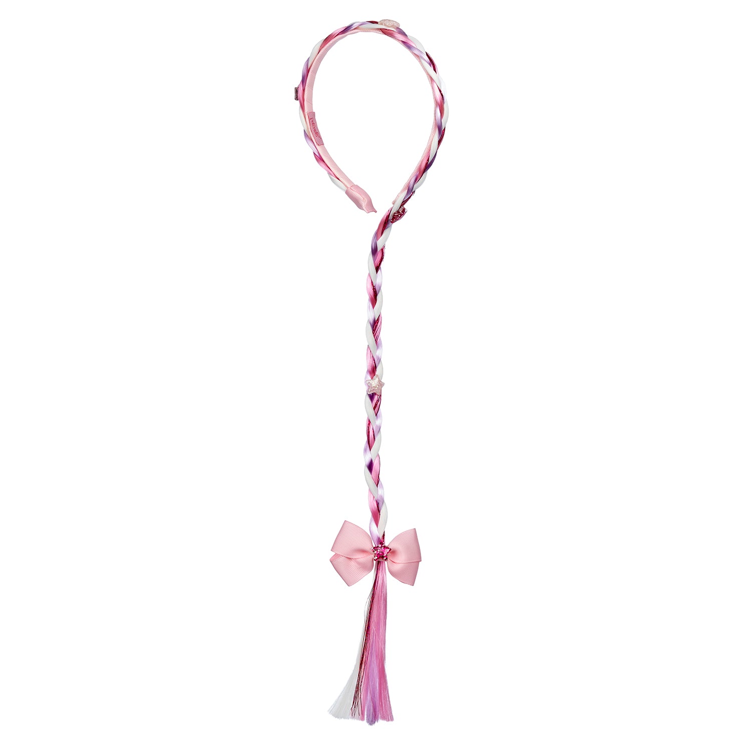 Hairband Fay bow pink (1 box)