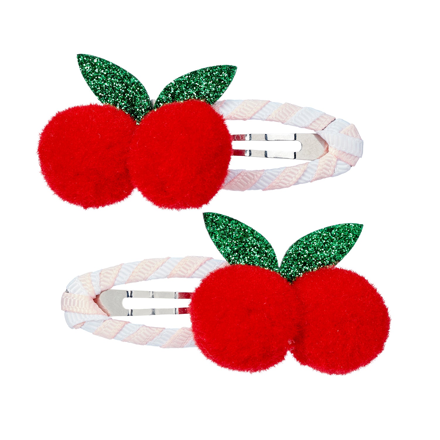 Hair clips Rosy berry (2 pcs/card, 1 card)