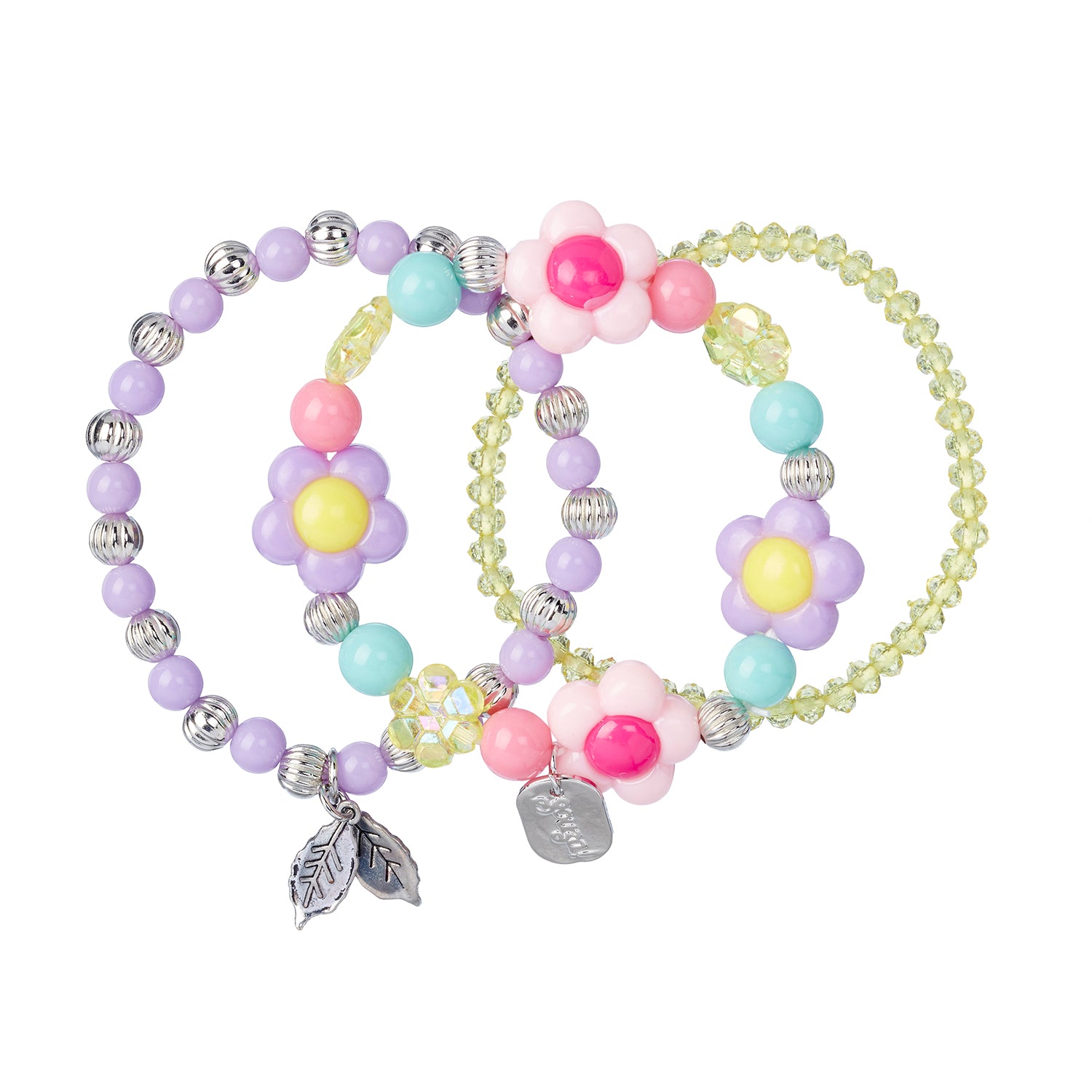 Bracelet Cita flower purple (1 pc)