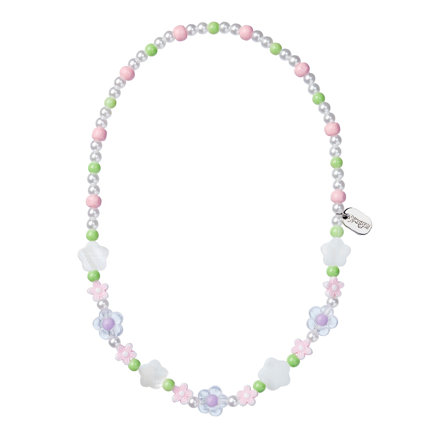 Necklace Sylke flower (1 pc)