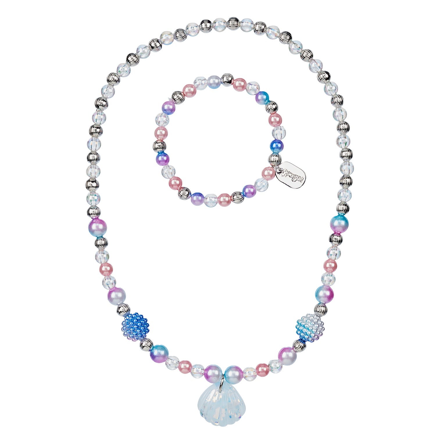 Necklace & bracelet set Cleo shell (1 set)