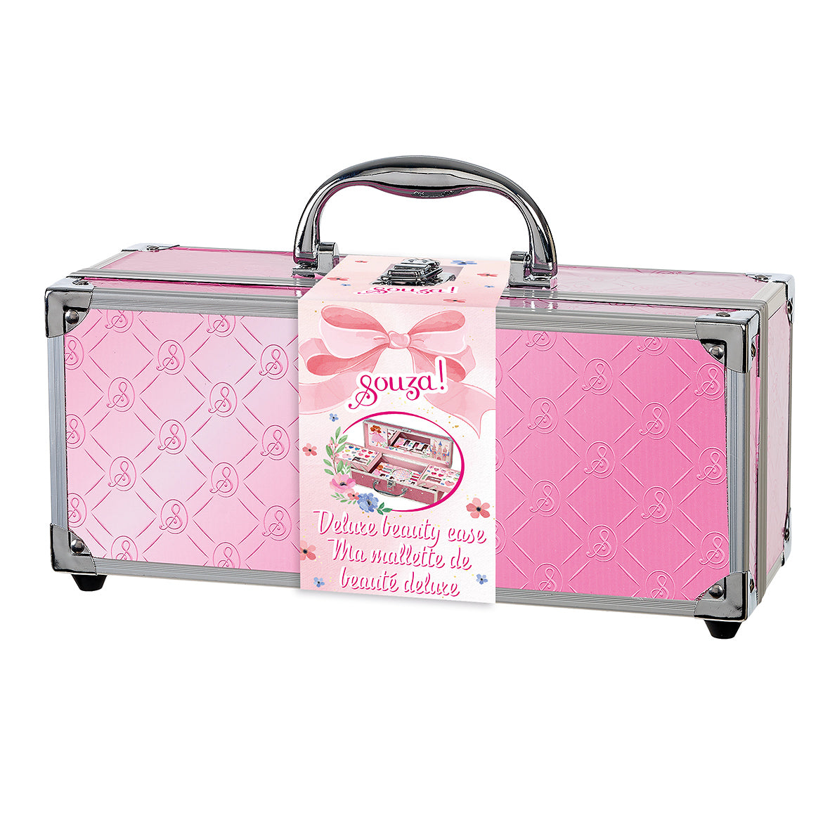 Pink beauty case with a matching box 