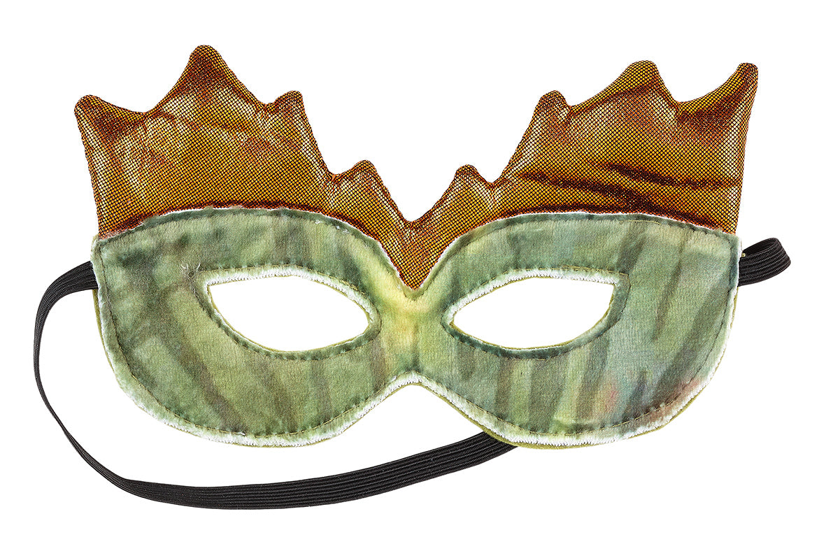 Green mask with brown crown by Souza!