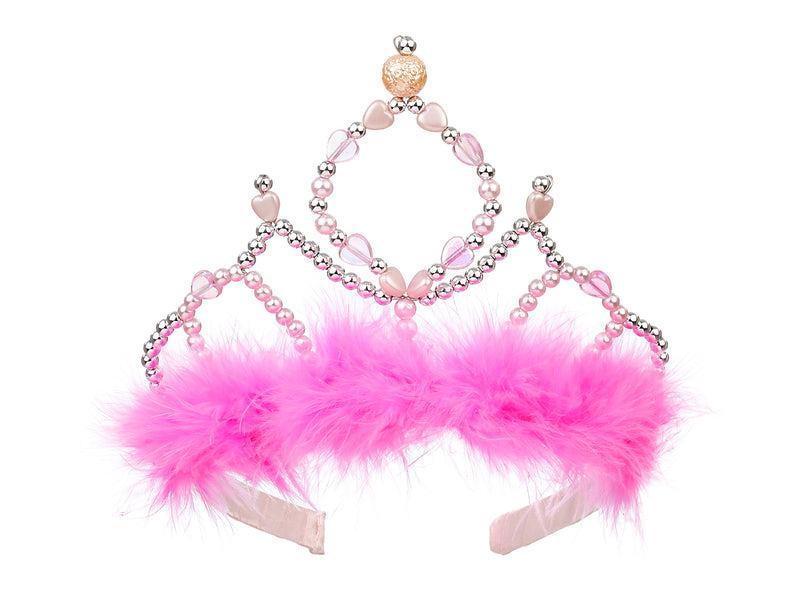 Crown Beatrice, light pink/silver