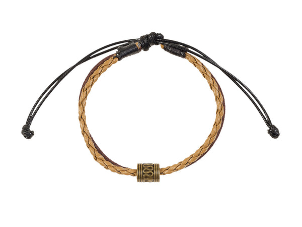Bracelet Max, brown/black, adjustable
