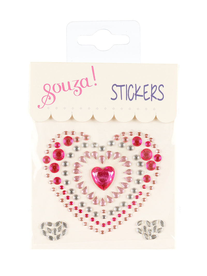 Fun stickers heart, colourway 1, 