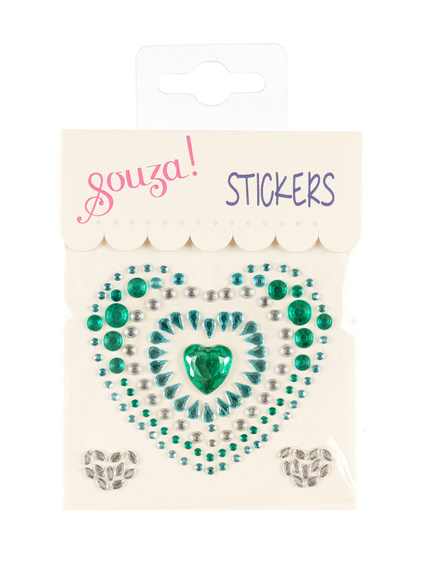 Fun stickers heart, colourway 2, 