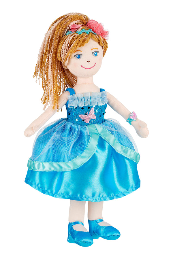 Doll Carlotte with dress blue