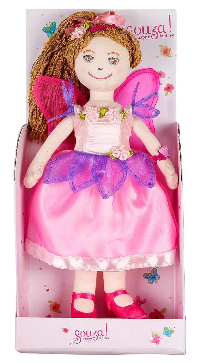 Pop Alyssandra met jurk roze-fuchsia 
