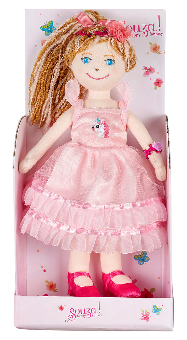 Doll Charline with dress light pink