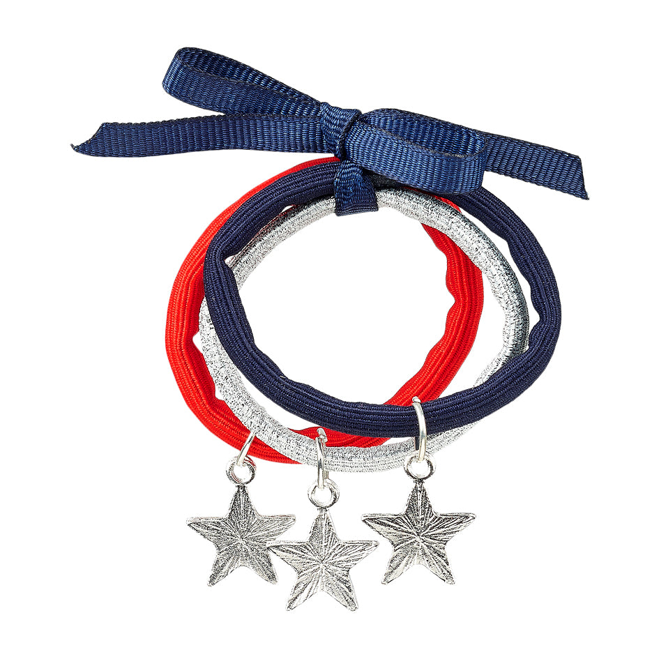 Hair elastics Star (3 pcs/card)
