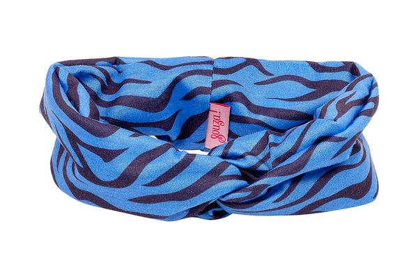 Head band Tiger, blue