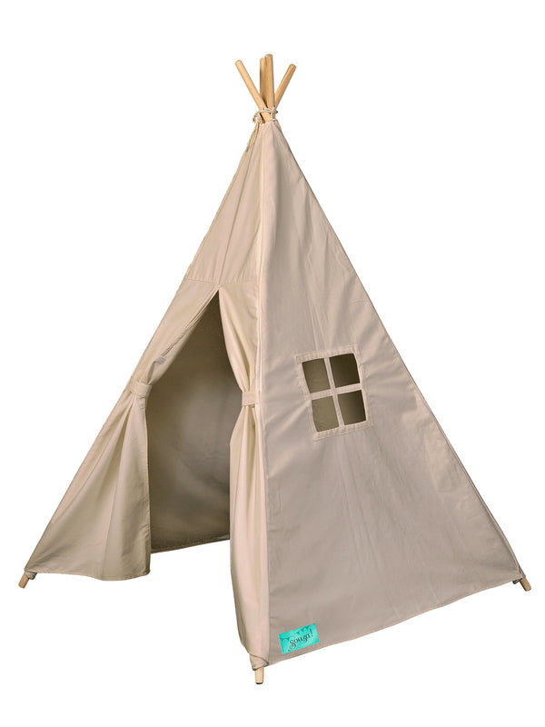 Tipi tent taupe canvas