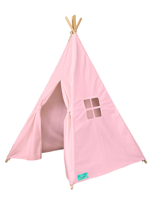 Tipi tent pink canvas