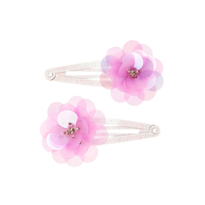 Hair clips Anabell flower (2 pcs/card)