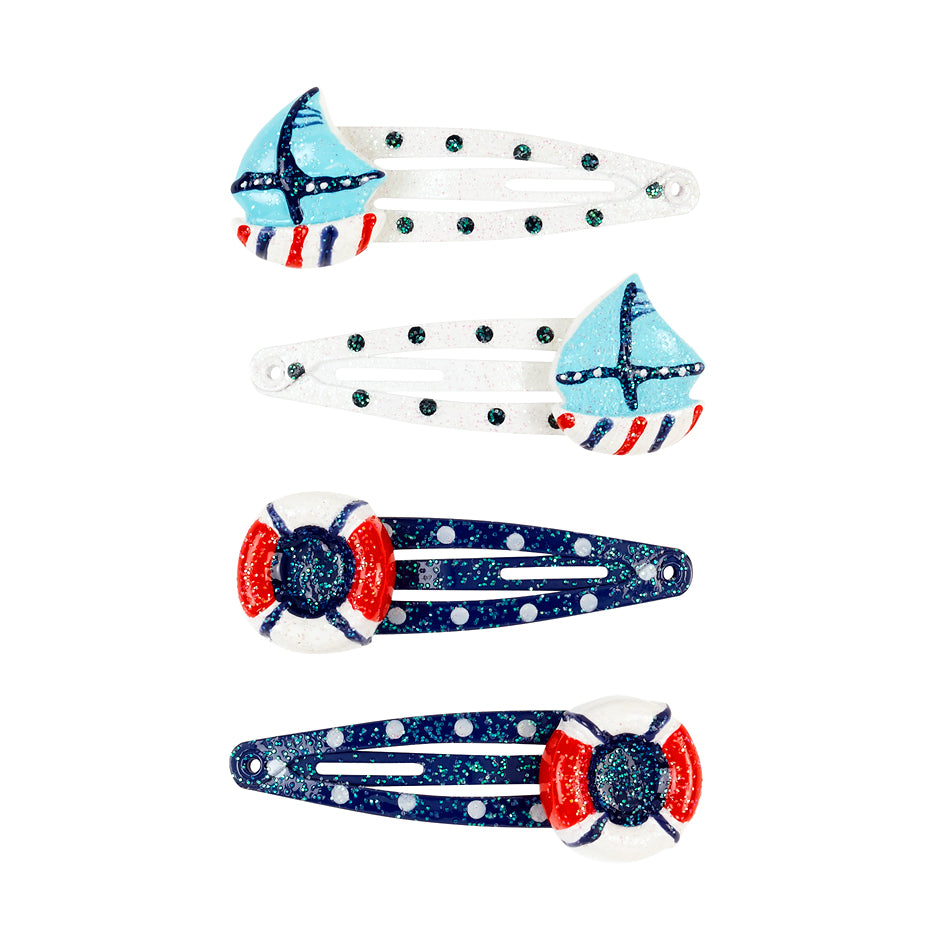 Hair clips Jette (4 pcs/card)