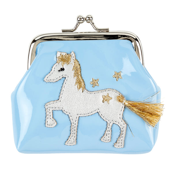 Wallet Marith horse, blue