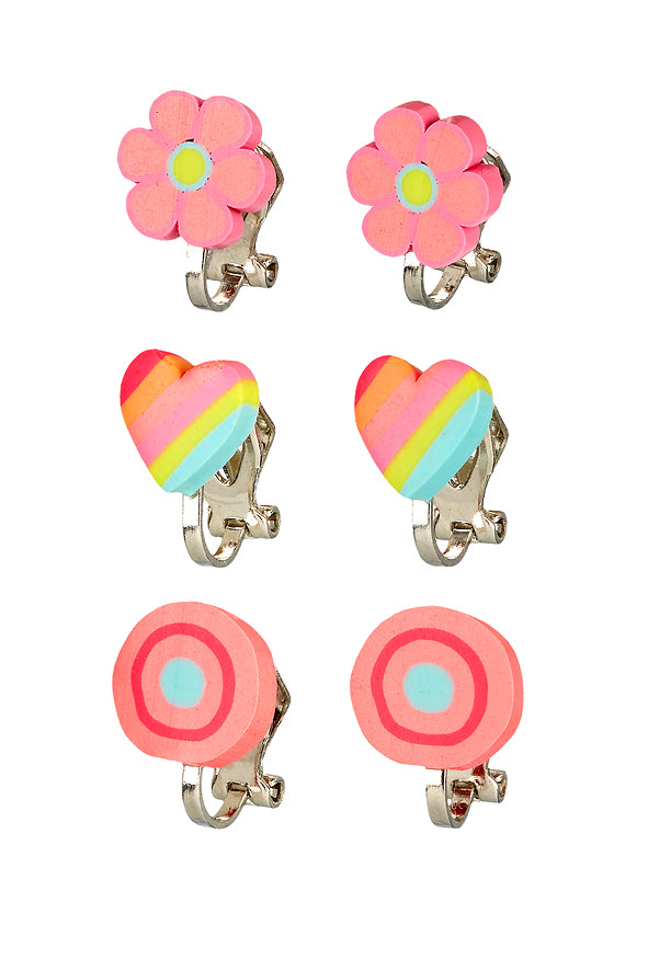 Cute Clip on Earrings for Kids Little Girl Earrings. Flowers, Balloons,  Princess Tea Cups, Ballet Dance, Flowers, Daisy, Blue Carriage FF - Etsy