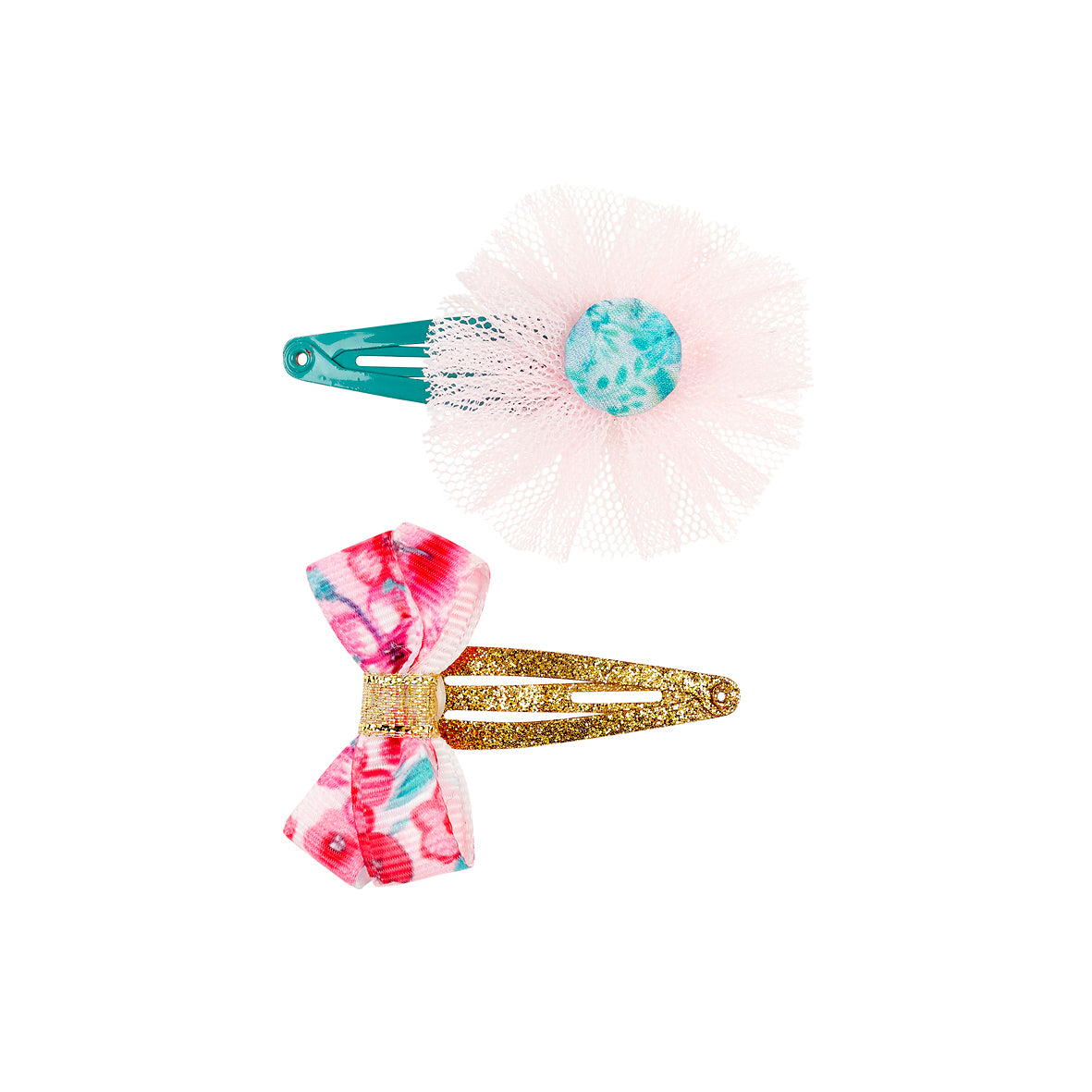 Hair clips Xana, pink