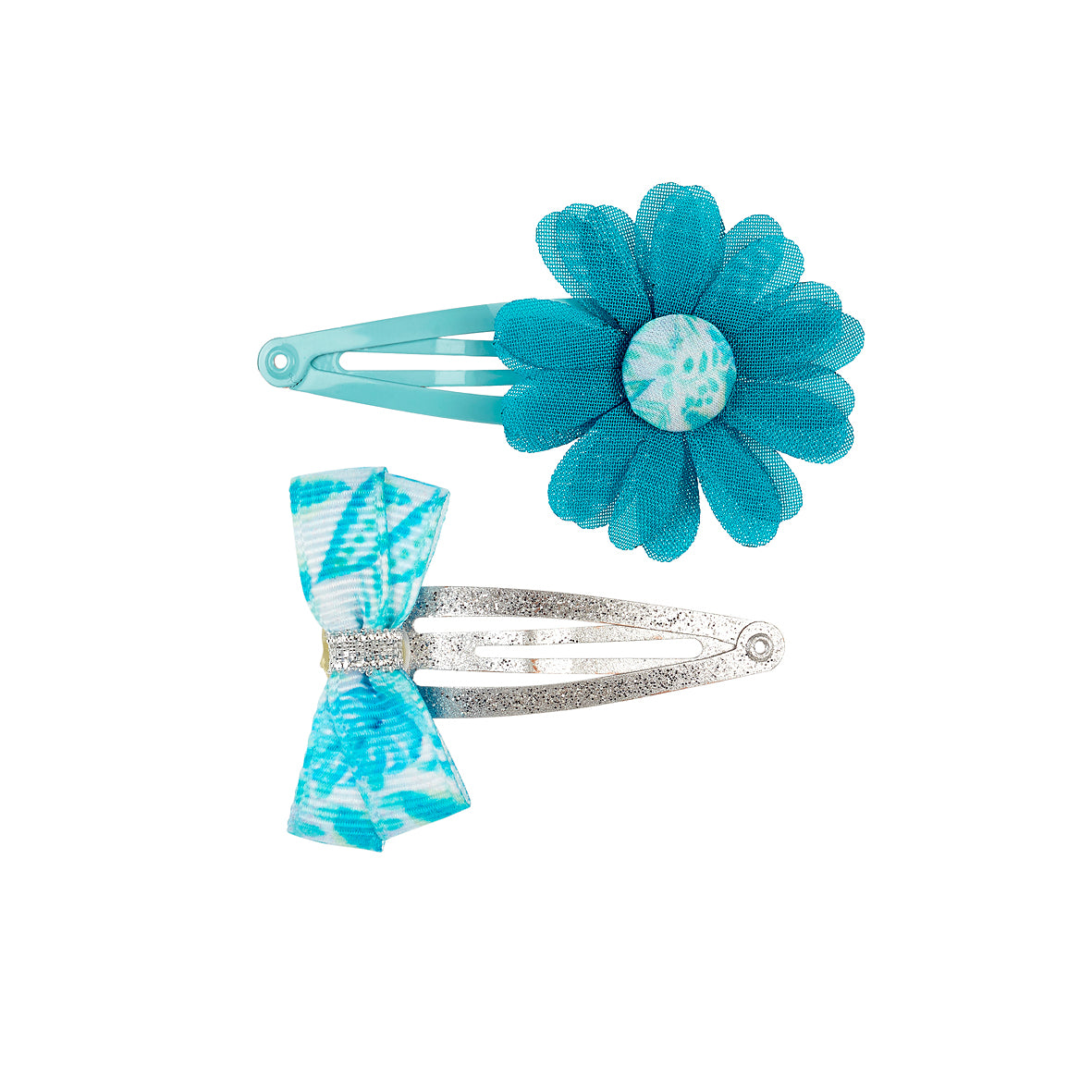 Hair clips Xana, blue