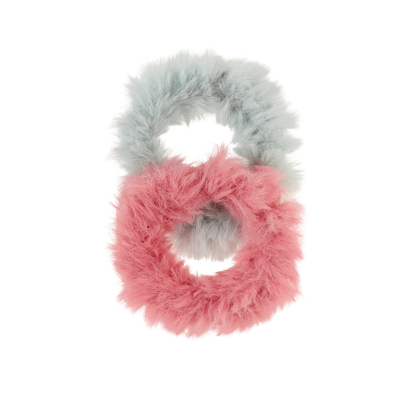 Hair scrunchie Klara, pink-mint