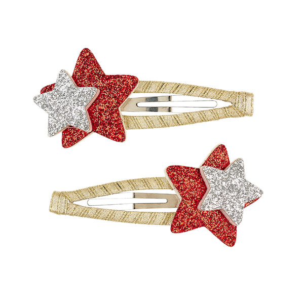 Hair clips Maurine red