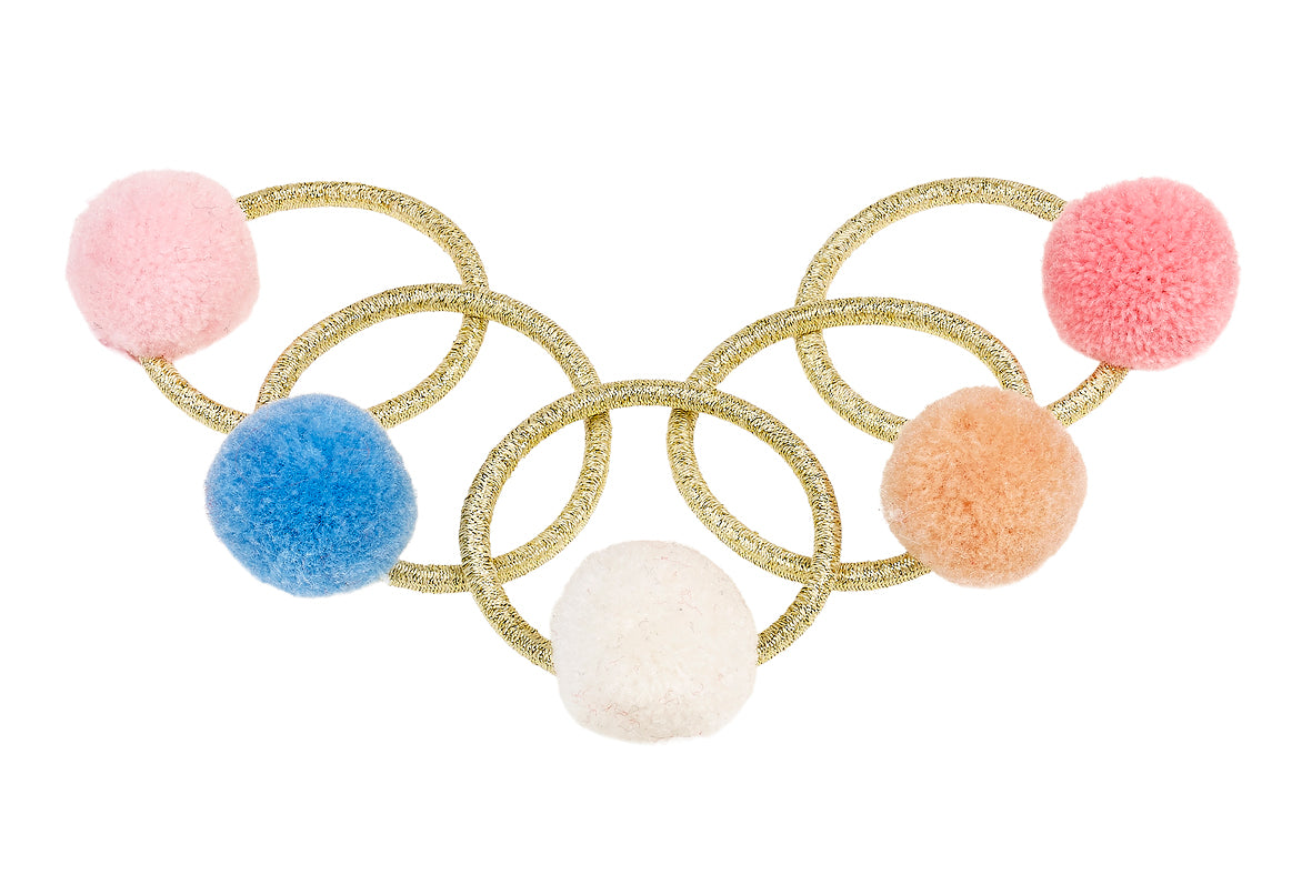 Hair elastics Mieke pompom