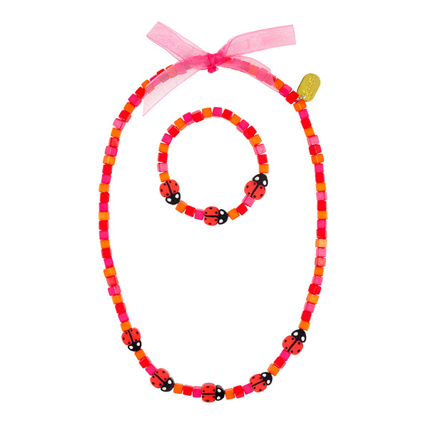 Necklace & bracelet set  Ladybird
