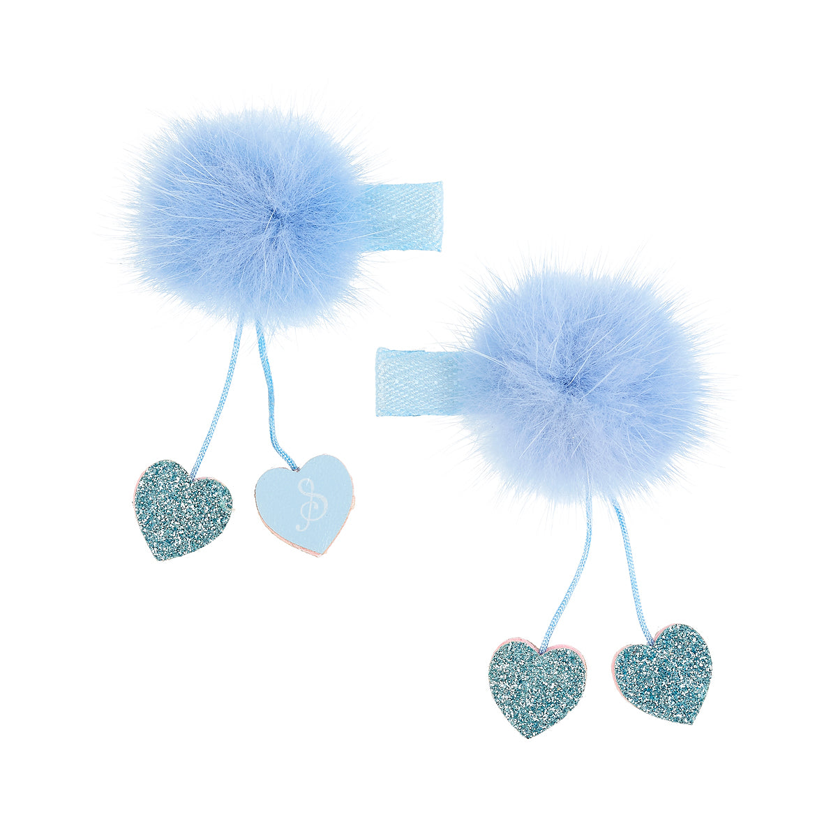 Hair claws Amandine blue