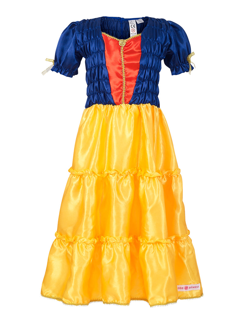 Selina dress, blue/red/yellow