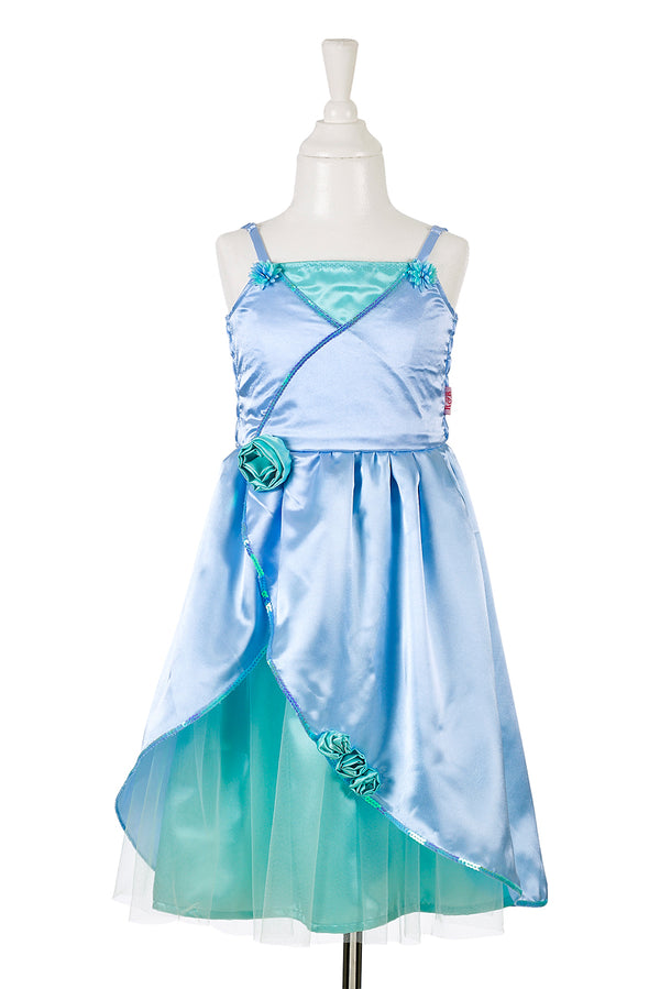 Flore jurk, groen-blauw