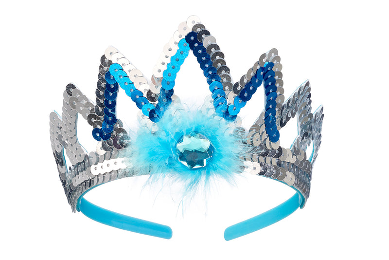 Elletta crown, blue/silver