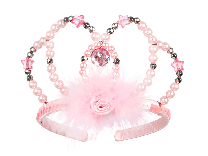 Crown Liberty, light pink beads